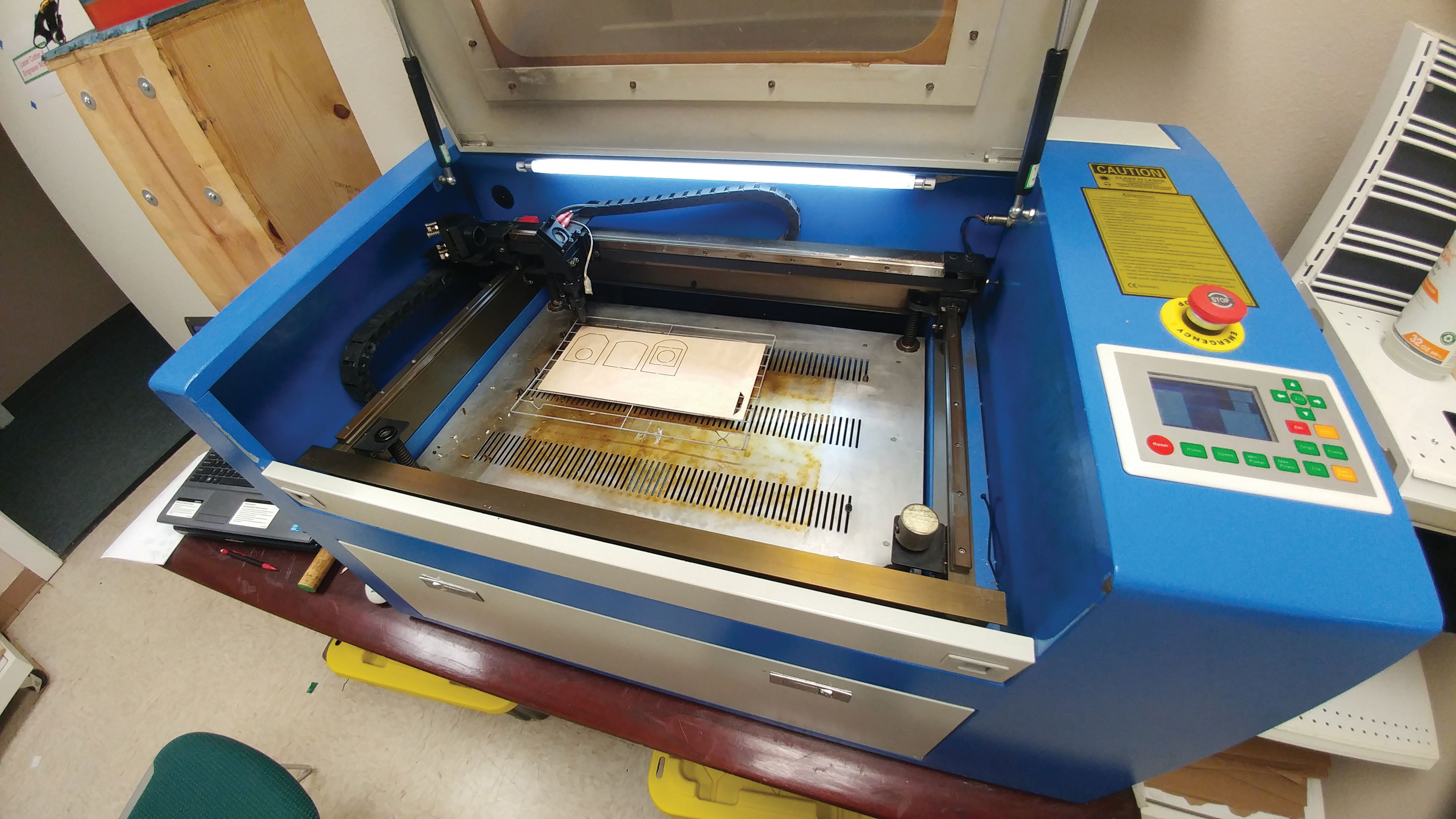 typical co2 laser cutter