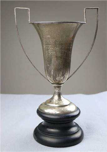 The Villard Cup, located in the San Diego Air & Space Museum. 
