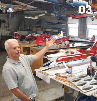 Herb Rizzo provided a tour to the author and EAA employees. Everyone was excited for a look inside R&D. With competition models, prototypes, and more, the place was filled with Sig history. Photo by Rich VeDepo.