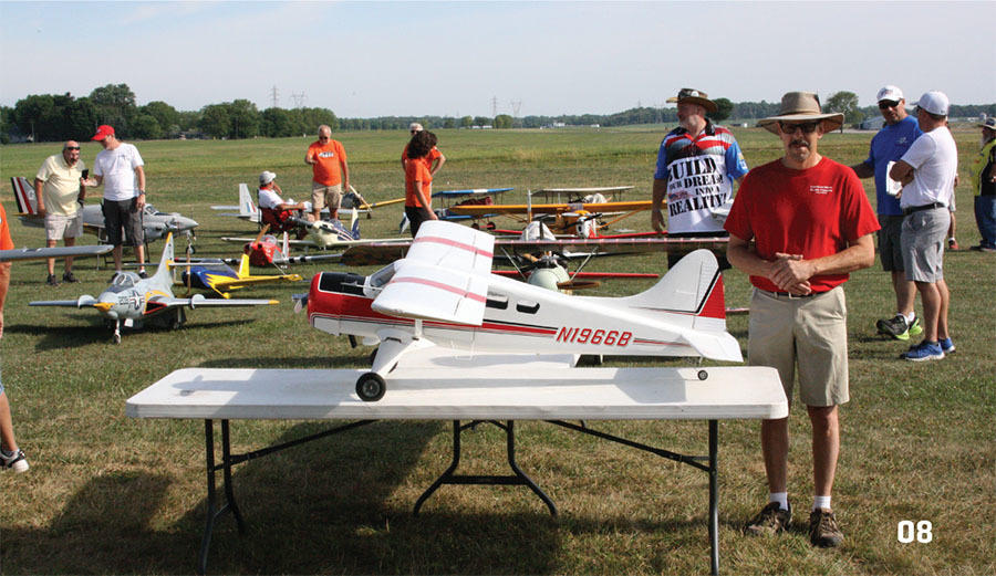 David Marenberg had his DHC Beaver static judged before the RC Scale flight competition began. Alexander photo.
