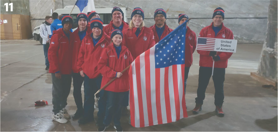 Team USA was excited to participate in the competition. 