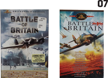 Two different DVD releases of the film. One has a single disc with just the movie and the movie trailer; however, the other release (L) includes two DVDs, with the second disc having a couple hours’ worth of bonus features, additional footage, and intervi
