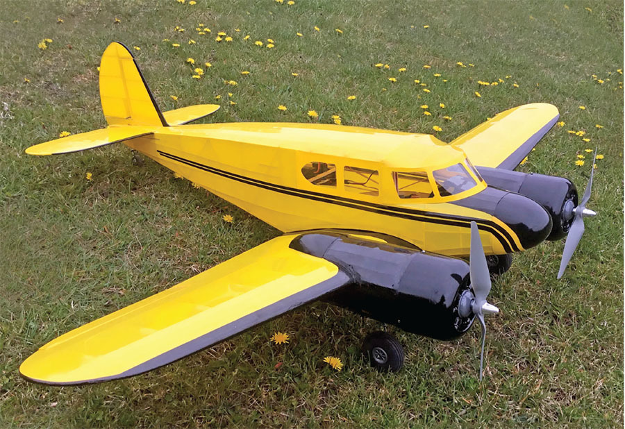 Joseph Lemieux built this Cessna Bobcat from the Dare/Brodak Songbird kit. The 30-ounce model is a very stable and docile flier and would make a great "first twin." 