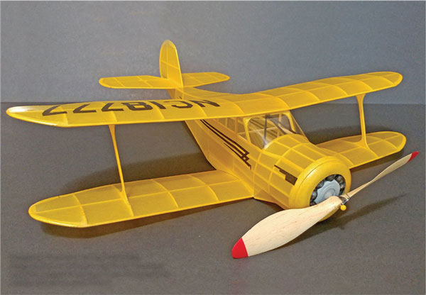 Designed by Rich Weber, the Easy Built Models Staggerwing kit is a consistent favorite for Flying Aces Club (FAC) competition and sport flying. This exceptional example was built by Jason McGuire. 