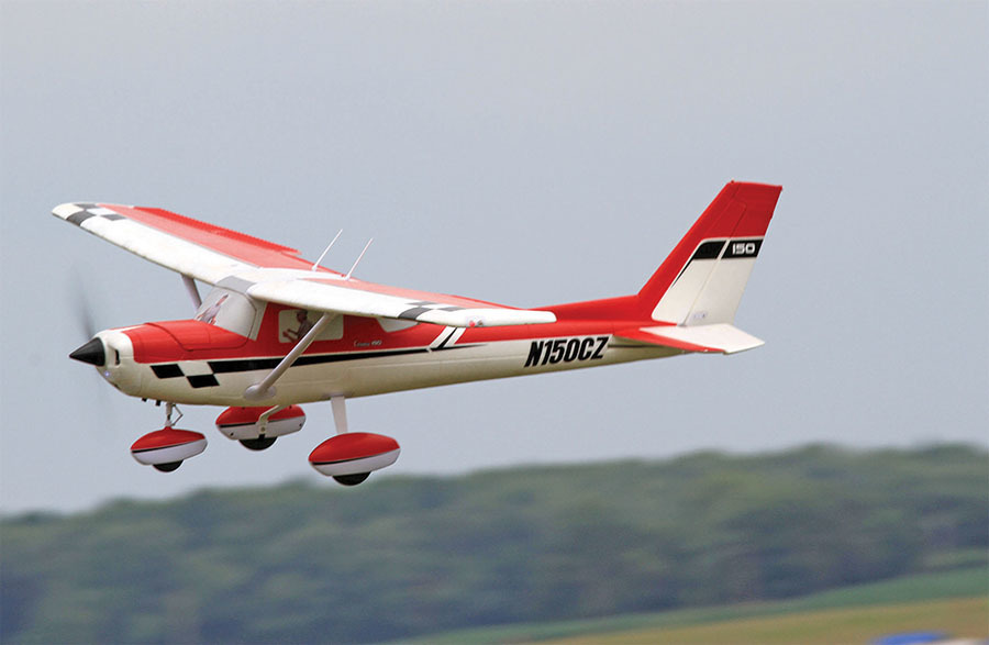 John Pasquale entered and flew a Horizon Hobby Cessna 150 ARF in Fun Scale Novice at this year’s RC Scale Nats. 