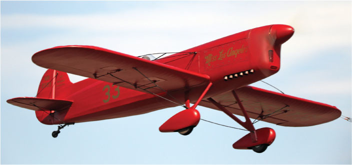 James Sawata flew his Miss Los Angeles racing airplane, which was built by Steve, in Fun Scale. 