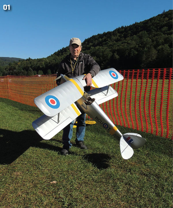 Prolific builder Rob Caso and his Tiger Moth. If the devil is in the details, Rob’s moth is Satan incarnate! 