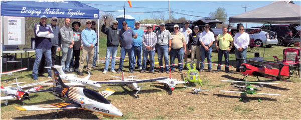 The District I Outreach Team of AVPs Daren Hudson, John Yassemedis, Steve Brehm, Steve Goler, Joel Rosenzweig, VP Andy Argenio, and eight club volunteers introduced the public to aeromodeling at the Plum Island Airport RC Flyer’s Outreach Day event. 