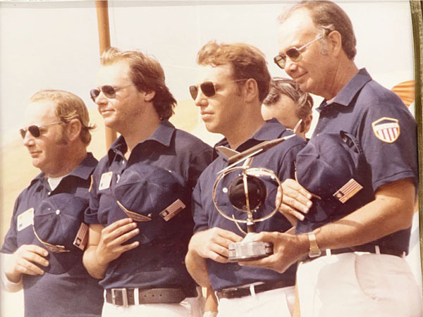  Dave Brown, Mark Radcliff, Dean Koger, and Team Manager Don Lowe. 