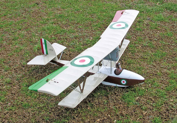 Brian’s Macchi M-5, aka the Italian Nieuport, was built from the Park Flyer Plastics short kit. Between Keith Sparks’ talent for providing beautifully detailed, vacuum-formed plastic parts and Brian’s unquestionable building skills, the finished model can