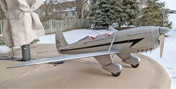 Converted from the Herr Engineering Ryan ST FF kit, Jack Iafret went all out with scalelike details on his RC conversion of this classic sport trainer from the 1930s. 