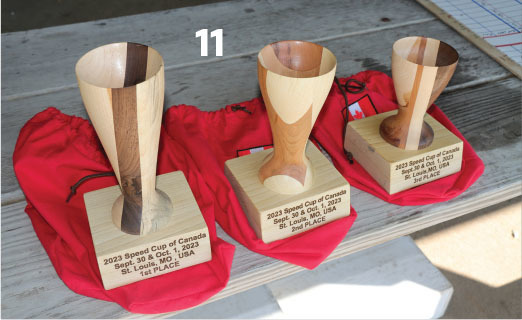 John made these trophies for the Canada World Cup, which also included a medal. 