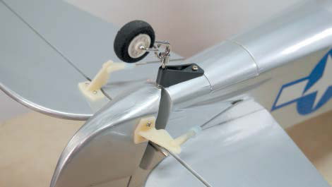 Some of the features include a steerable tail wheel and adjustable clevises.