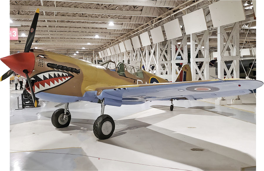 this is not a p 40 the british flew shark-mouth