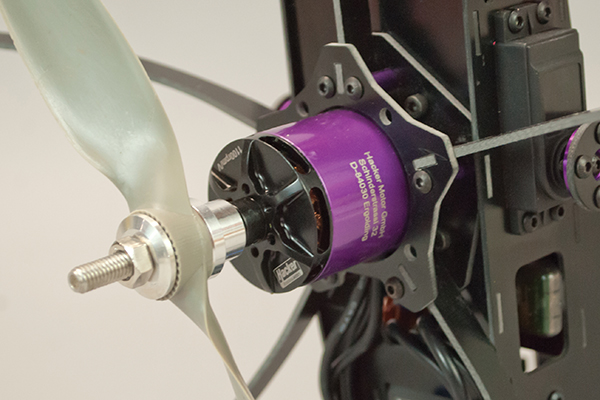 the included brushless motor provides