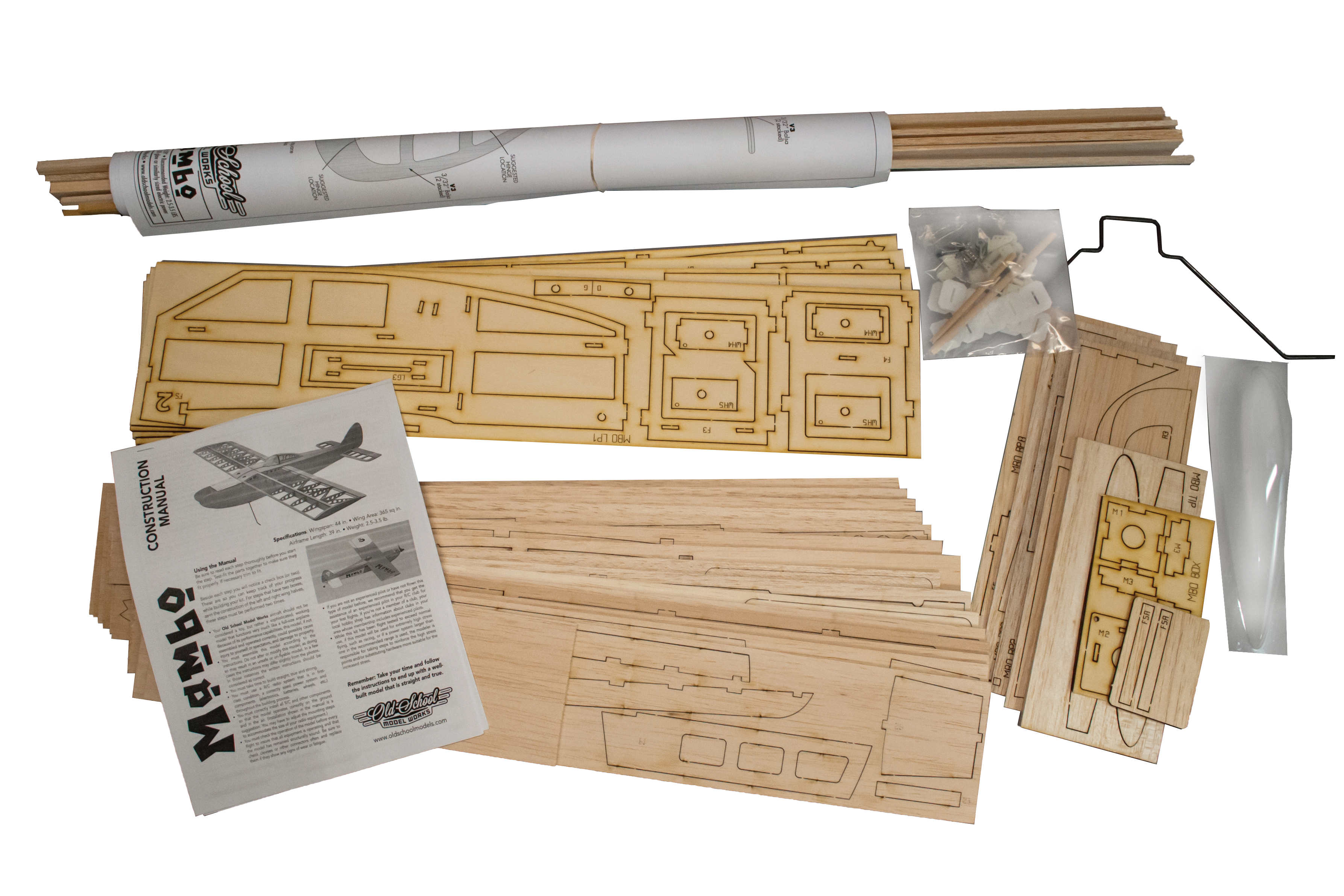 the mambo kit includes laser-cut components