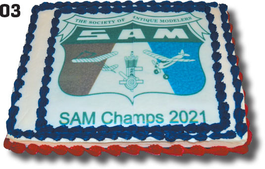 the cake made for the 2021 sam