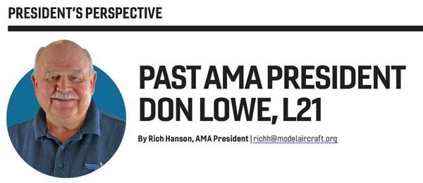 Past AMA President Don Lowe